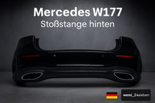 Mercedes A Klasse W177 Heckstoßstange schwarz original Stoßfänger gebraucht