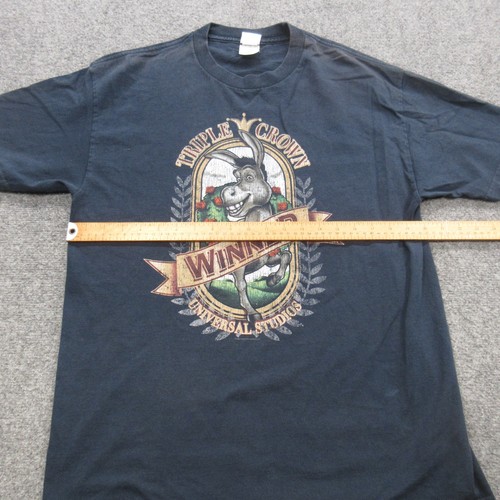 Universal Studios Shrek Triple Crown Winner Shirt Mens Large Donkey Movie Promo - Picture 12 of 17