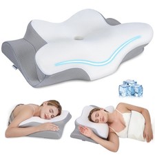 Cervical Neck Pillow, Memory Foam Pillows for Neck and Shoulder Pain Relief, ...