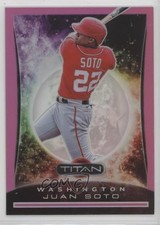 2020 Panini Chronicles Titan Pink 17/25 Juan Soto #19 0nr3
