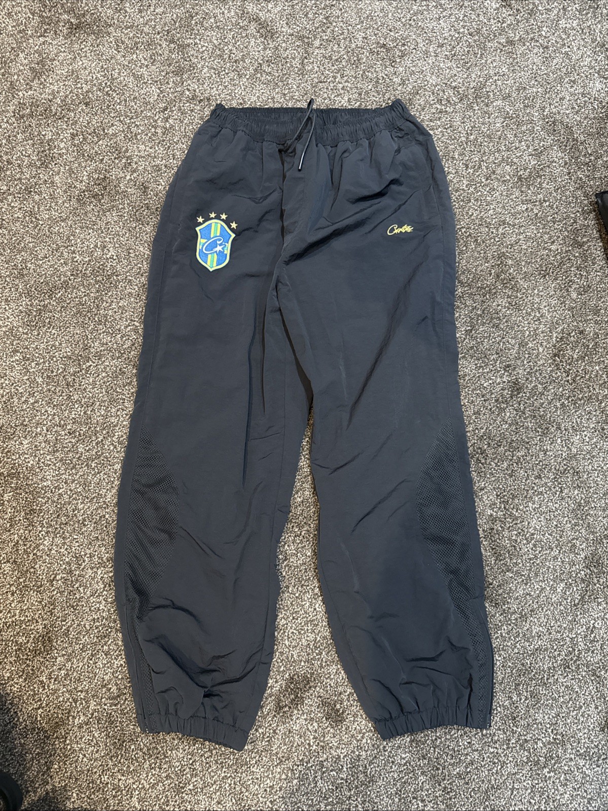 Corteiz CRTZ Olympic Shuku Jacket Brazil, Black Men’s XL Jacket .. Large Pants image 4