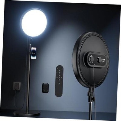 Large Ring Light with 79'' Stand, 6500K Full-Screen Selfie Ring Light with