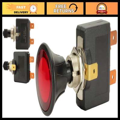 50A Push/Pull Switch with Red LED Indicator - Heavy Duty, Durable, Easy Install