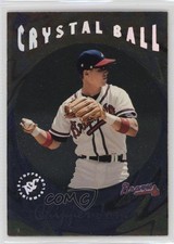 1995 Topps Stadium Club Crystal Ball Chipper Jones #CB1 HOF 12sf