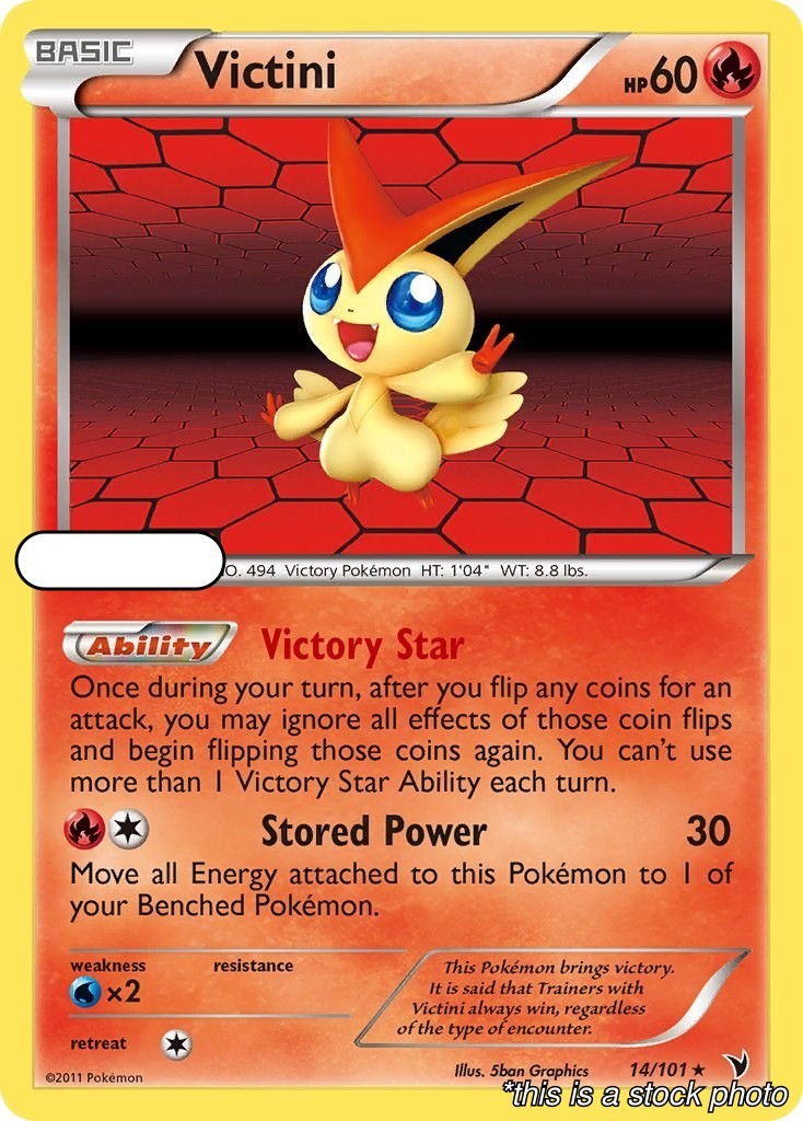 Holofoil - Victini (14) - 14/101 - Noble Victories - NM