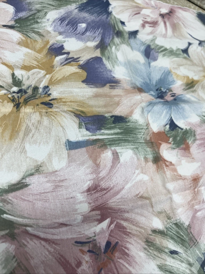 Vintage Handmade Floral Rectangular Cloth Napkins Set of 8 Retro Dining - Image 2 of 4