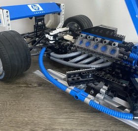 Lego 8461 Williams F1 Team Racer Technic Racers 100% Complete Set Formula 1 2002