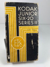 Vintage Kodak Junior Six-20 Series II Folding Camera with Original Box  Manual