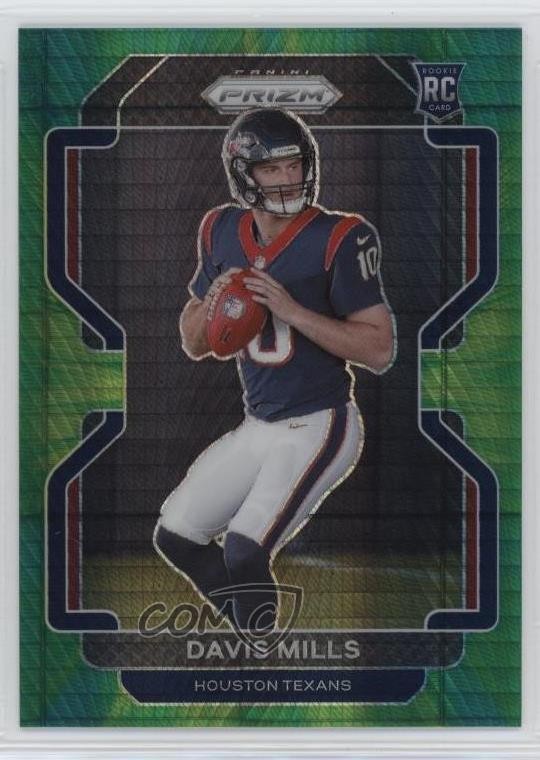 2021 Panini Prizm Rookie Hyper Prizm 5/175 Davis Mills #352 2h5