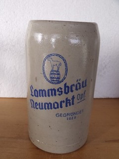 1 L Tonkrug Brauerei Lammsbräu Neumarkt