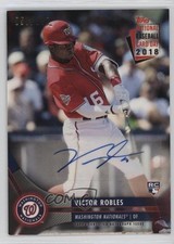 2018 Topps National Baseball Card Day /100 Victor Robles Rookie Auto RC 13iq. rookie card picture