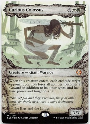 Curious Colossus (Showcase) Foil M Lorwyn Eclipsed 298 NM