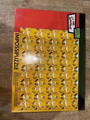 Vintage 2003 The Simpsons Impossipuzzle Homer 550 Piece Puzzle NEW Sealed
