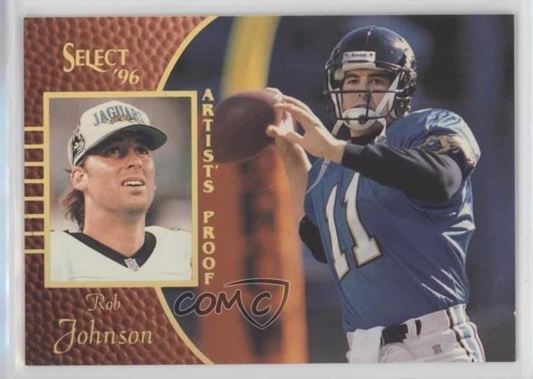 1996 Select Artist's Proof Rob Johnson #116 0b5
