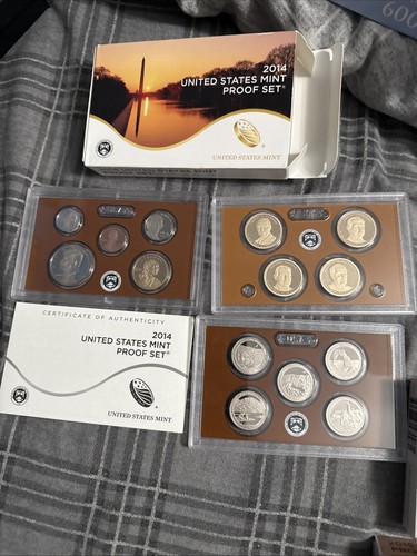 2011-S, 13, 14, 15 USA Mint Proof Sets mit COA & Boxen 56 Münzen - Bild 2 von 5