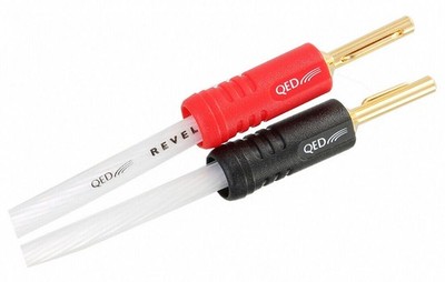 QED REVELATION Signature Speaker Cable QED AIRLOC Plugs 2 x 1m Pair Terminated
