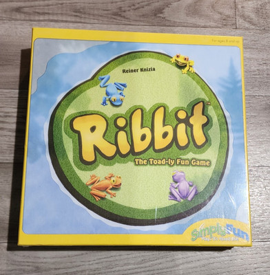 Ribbit The Toadly Fun Game Simply Fun Reiner Knizia Ages 8 and Up (frog frogger)
