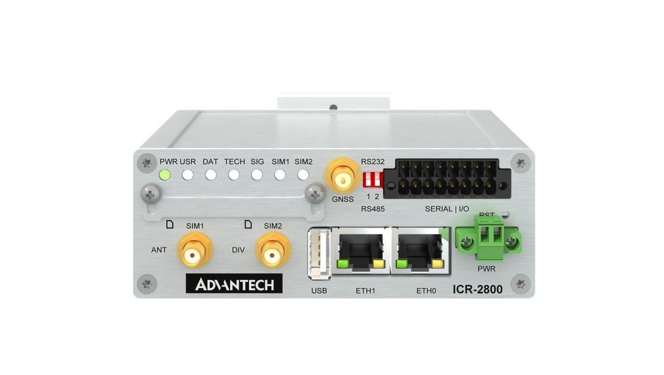 LTE Cat. Industrial Mobile Router 4, with 2 x ICR-2834GPA01