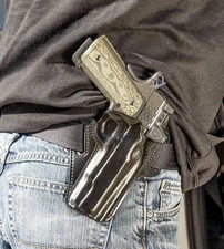 Galco Concealable LTR Belt Holster for 1911 4" Commander Style Pistols NEW Box