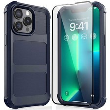 For iPhone 12 Pro Max 12 Cell Phone Case Double Layers Cover / Screen Protector