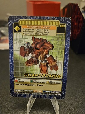 Guardromon St-73 Digimon Digi-Battle Card Game Bandai 2001 Mp+