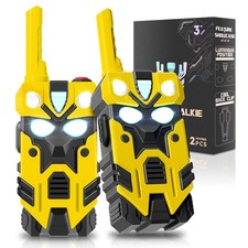 Hornet Transform Toys Walkie Talkies for Kids 2 Pack Robot - 2500FT Range wit...