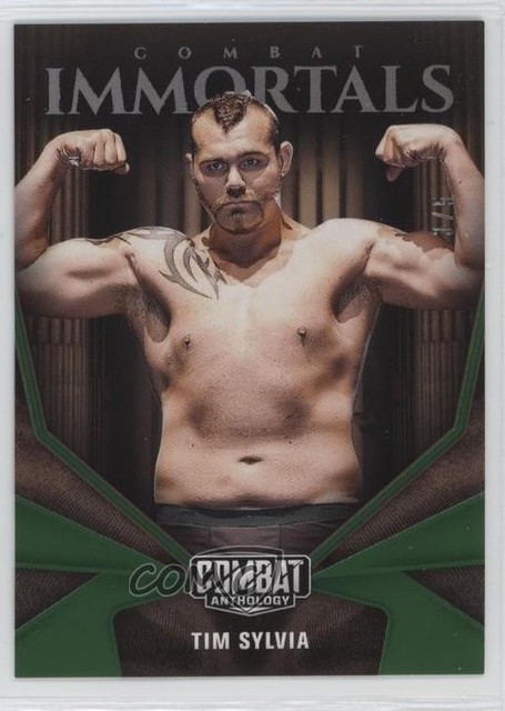 2025 Panini Combat Anthology Combat Immortals Emerald /5 Tim Sylvia #7