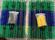 Extra Large Size Livestock Scratching Brush, Upgraded Horse/Goat/Cow/Cattle 2 Pc