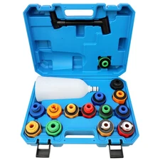 16pc Fast Oil Funnel Filling Kit NO Spillage No Mess For BMW HONDA FORD Benz VW