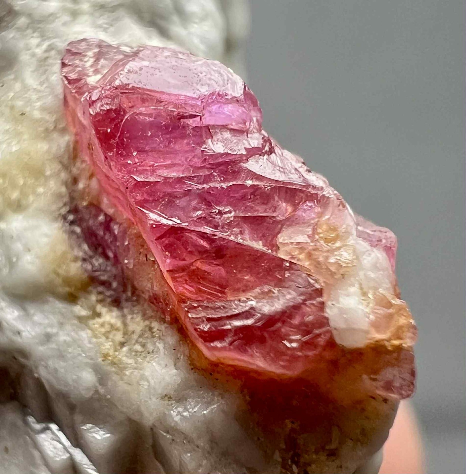 255 Carat Very Beautiful Top Red Ruby Crystal On Matrix From Jegdalik @Afg