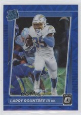 2021 Panini Donruss Optic Rated Rookie Blue Scope Prizm Larry Rountree III 0ly1