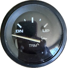 TELEFLEX AMEGA BOAT TRIM GAUGE OMC BRP Johnson Evinrude - Freshwater Tested