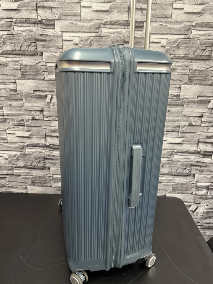 SAMSONITE Silhouette 18 28" Grande Extensible Lado Duro Spinner Pizarra Azul Foto 2 de 4