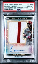 ELLY DE LA CRUZ 2024 TOPPS INCEPTION AUTOGRAPHED JUMBO PATCH (RC, AU)