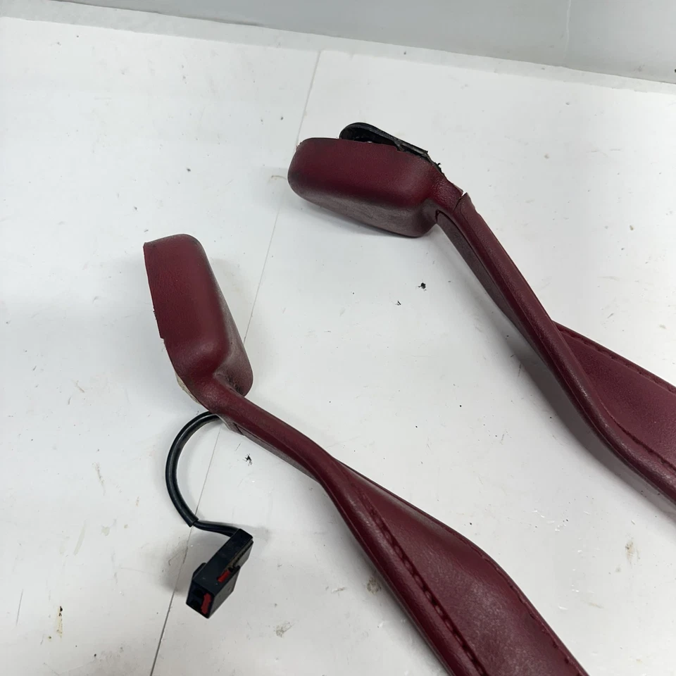 81-93 Dodge Ram Ramcharger red Front Seat Belt Receivers OEM Buckles Sport Foto 3 de 4