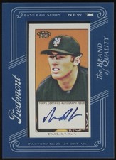 2009 Topps 206 Framed Mini Auto Nick Evans #FMA-11 Autograph