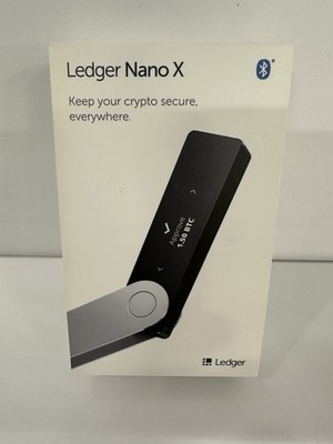 Ledger Nano X - Crypto Hardware Wallet - Bluetooth Compatible - New/Sealed