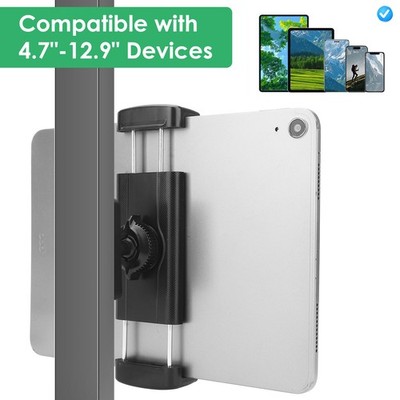 Magnetic Tablet Phone Holder for Gym Golf Cart Kitchen 360° Rotation iPad Mount