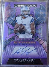 Hendon Hooker 2024 Panini Obsidian - Cosmic Storm Signatures  #CSS-HHR /49