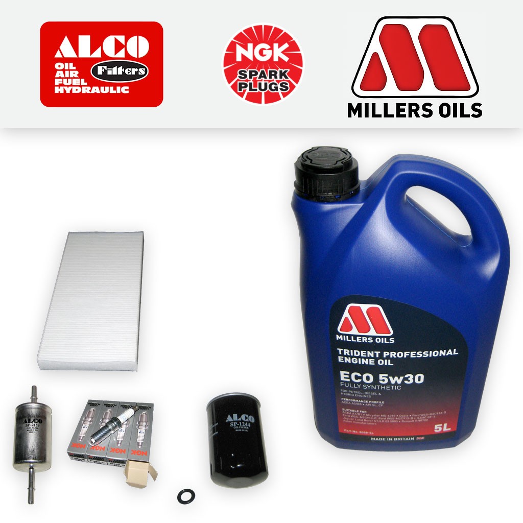 SERVICE KIT for FORD TRANSIT CONNECT 1.8 OIL FUEL CABIN FILTERS PLUGS +OIL 02-13
