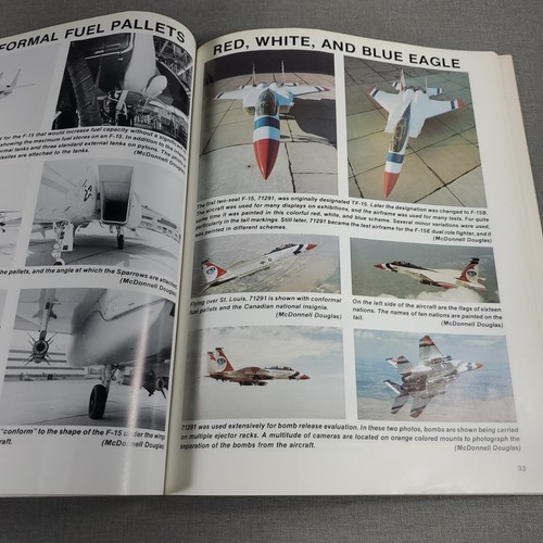 F-15 Eagle Detail and Scale By Bert Kinzey 1984 Trade Paperback Book - Picture 9 of 10