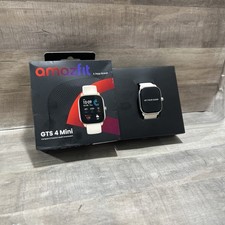 Amazfit GTS 4 Mini Smartwatch - Moonlight White