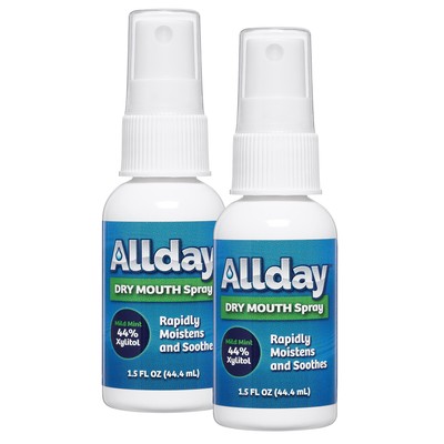 Allday Dry Mouth Spray - Maximum Strength Xylitol, Fast Acting, Non-Acidic (P...