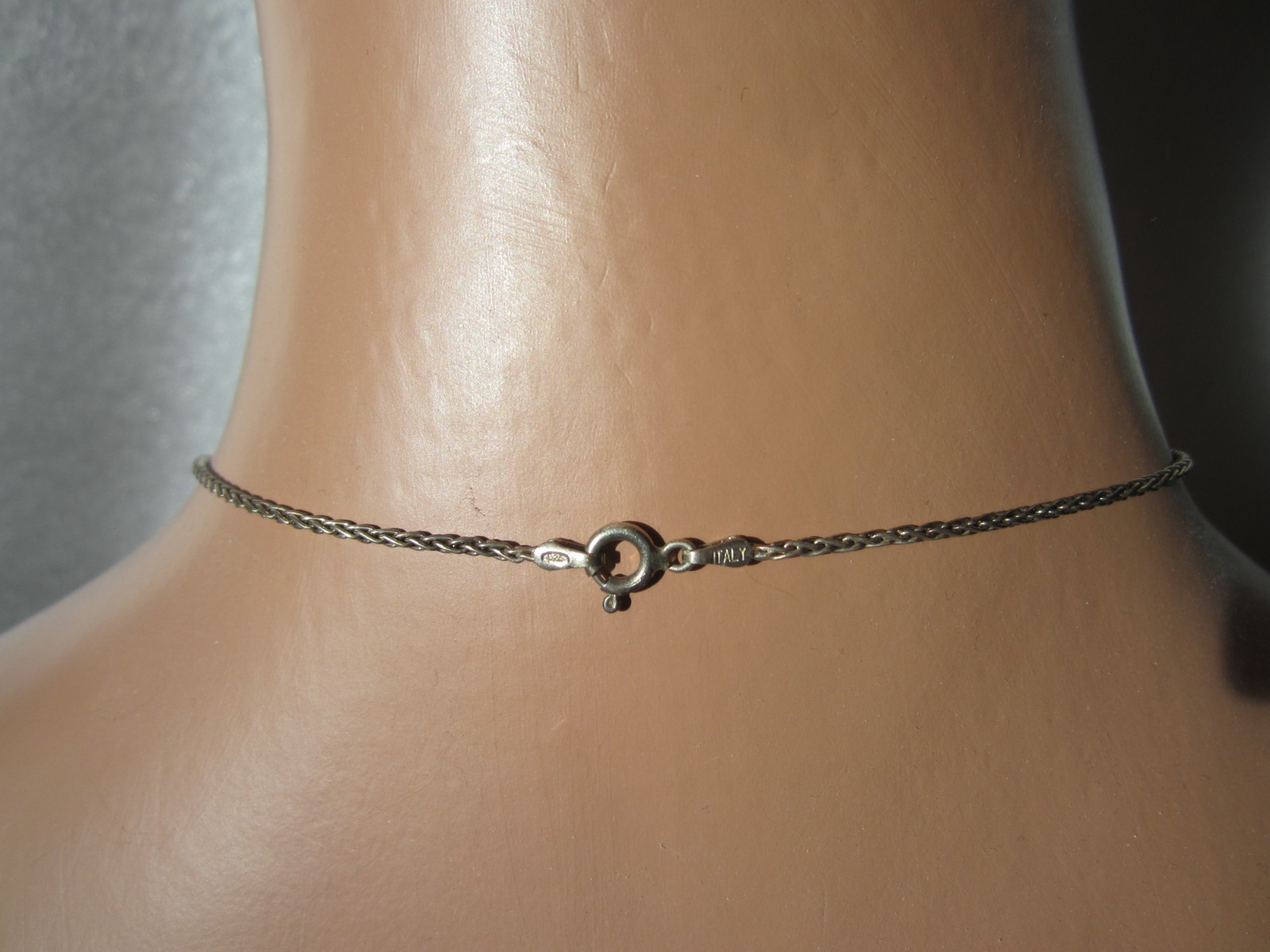 ANTIQUE SOLID STERLING SILVER GENUINE NATURAL GRE… - image 10