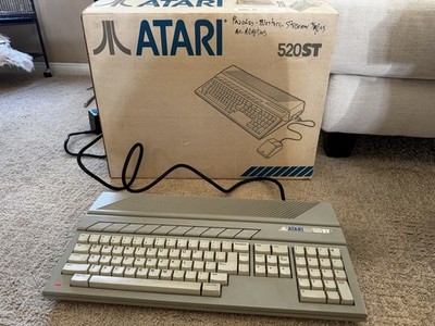 Atari 520 ST Computer Power Supply & Mouse Japan UNTESTED Turns ON