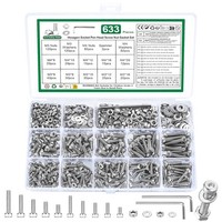 Schrauben Set M3 M4 Zylinderschrauben Sechskantschrauben Muttern