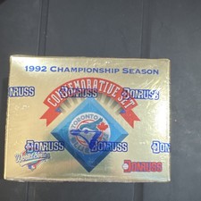 Donruss 1992 Toronto Blue Jays 54 Card World Series Foil Stamped MLB Set