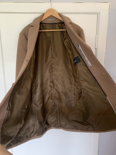 Matinique Mens Overcoat, size XL ,Camel coloured. - Picture 9 of 13