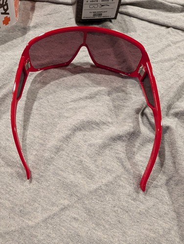 Spy Optics Tron Red Frames W/ Eggplant Lens - Picture 3 of 4