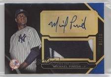 2016 Triple Threads Unity Jumbo Relics Sapphire 4/10 Michael Pineda Auto 4ns
